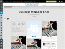 Tablet Screenshot of members.lakecharlesdirect.info